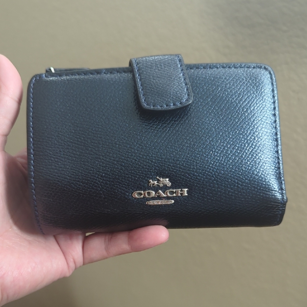 Coach Black Leather Wallet